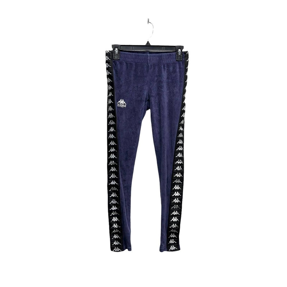 Kappa Women's Navy Logo Track Pants with Side Tape